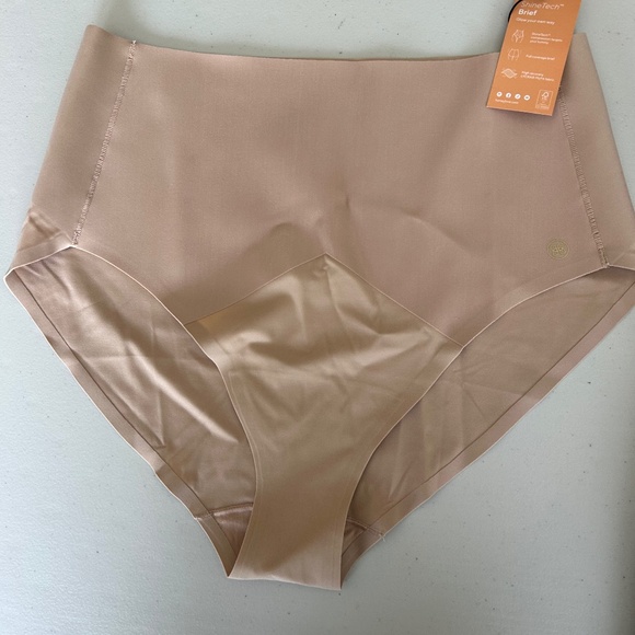 Honeylove Shinetech Brief Sand XL New Open pkg - Picture 1 of 4